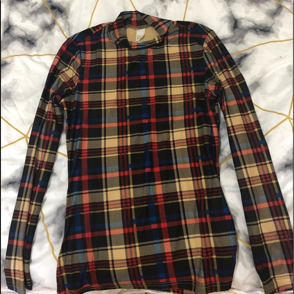 checkered long sleeve